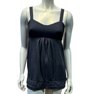 Lululemon Run Back On Track Tank Empire Waist Layered Design Size 8